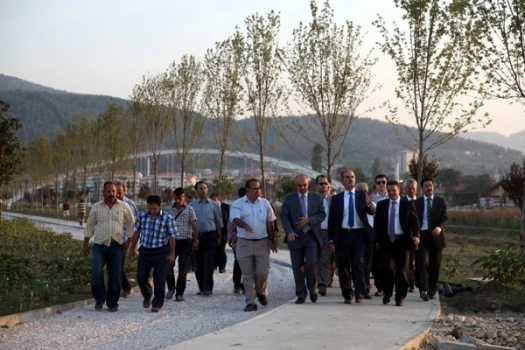 Bursa'nın en büyük parkında sona doğru