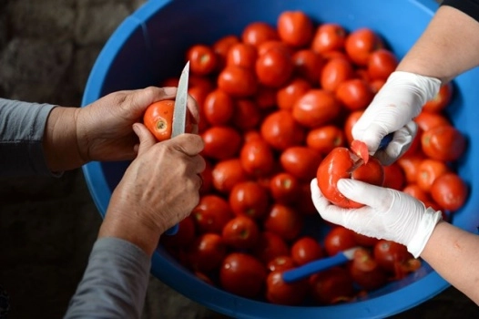 Salça makinesi Misili kadınların ekmek teknesi oldu