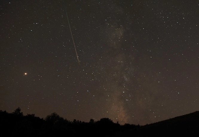 İnegöl'de Perseid meteor yağmuru