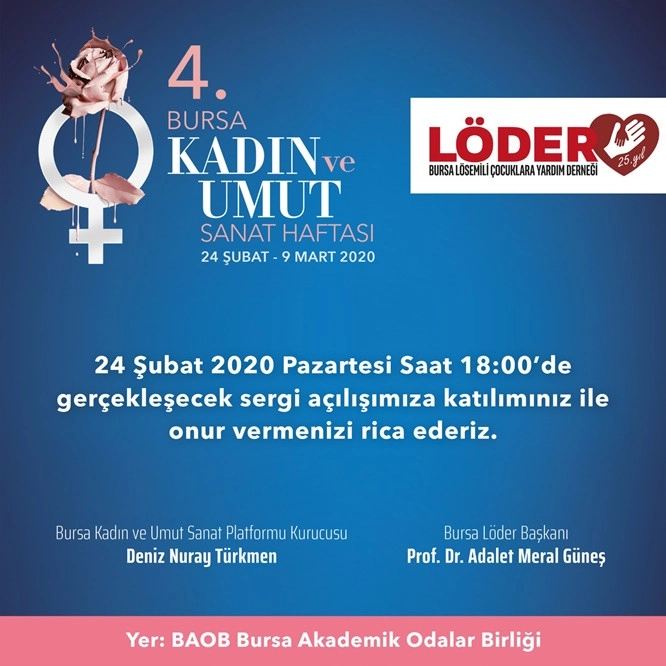 Kadın ve Umut Sanat Haftası'nda LÖDER buluşması