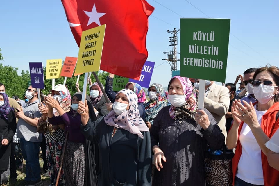 Kirazlıyayla'da doğa savunmasına jandarma ablukası