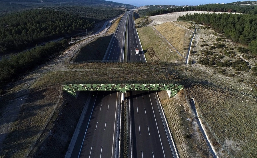 İstanbul-Bursa-İzmir Otoyolu'na ekolojik üst geçitler