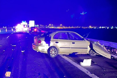 Karacabey'de trafik kazası; 1 ölü, 5 yaralı