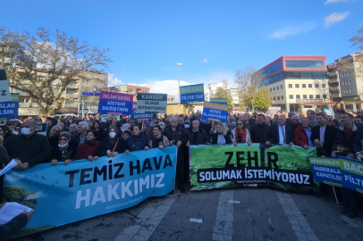 Kestel'de hava kirliliğine karşı yürüyüş: 'Kanser olmak istemiyoruz'